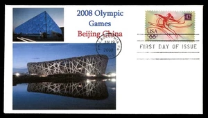 Mayfairstamps US FDC 2008 Olympic Games China First Day Cover aau_80399 - Picture 1 of 2