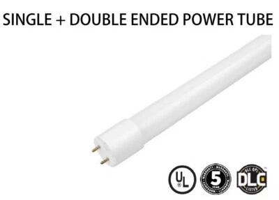 LED T8 15W 4FT Vidrio NSF PET5000K Tipo B Extremo Único/Doble 25 piezas/Cartón Maestro Foto 1 de 2