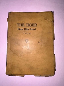 Vintage 1928 Ripon High School Yearbook Ripon, Wisconsin Genealogy Use - Picture 1 of 15