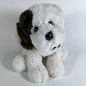 Douglas Cuddle Donnie Puppy Dog Soft & Cuddly Plush, Cream / Dark Brown Spots - Picture 1 of 11