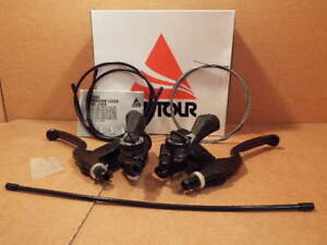 NOS Suntour XCD (6000 Series) MTB Brake/Shifter Levers w/Shifter Cables/Housing