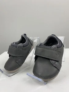 Stride Rite Baby Boys Grey Hook And Loop Size 3M - Picture 1 of 4