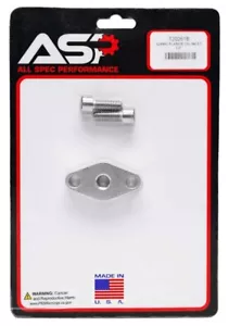 Billet Turbo Flange 1/8" Threaded Oil Inlet - Picture 1 of 1