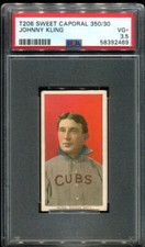 1909-11 T206 SWEET CAPORAL 350/30 JOHNNY KLING PSA 3.5 (2469)