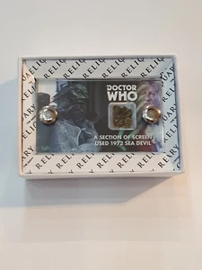 Doctor Who TV Prop Screen-Used 1972 Sea Devil section mini display with COA - Picture 1 of 3
