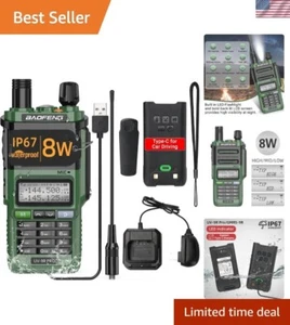 UV-9R Pro 8W Waterproof Dual Band Two-Way Radio - Long Range Walkie Talkie - Zdjęcie 1 z 8