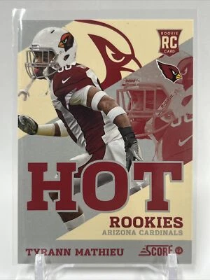 2013 Score #44 Tyrann Mathieu Hot Rookies Rookie Card - Image 1 of 2