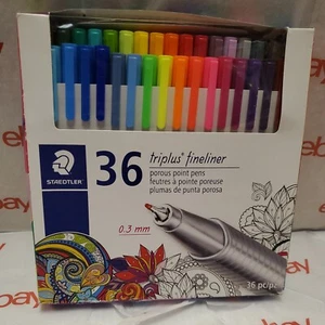 Staedtler Triplus Fineliner 0.3mm Tip 36 Colors - Picture 1 of 4