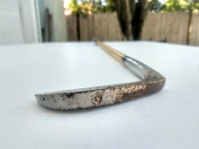 Antique AJ Spalding 2 Iron Pyratone Shaft Golf Club  Symetric Set - Image 1 of 4