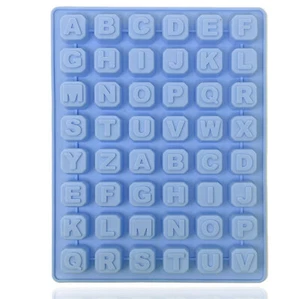 Silikon Alphabet Backform Silikonform Schokoladenform Seifenform Buchstaben - Bild 1 von 2