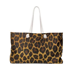Leopard Weekender Tasche, Beuteltasche, Reisetasche, Reise, Leopardenliebhaber, Mom Tote, - Bild 1 von 5