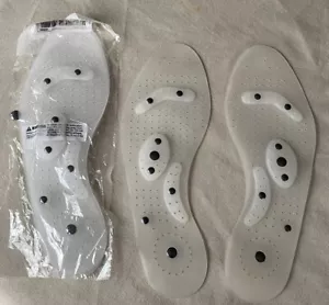 Acupuncture magnetic insoles for men/women 2 Pairs - Picture 1 of 6
