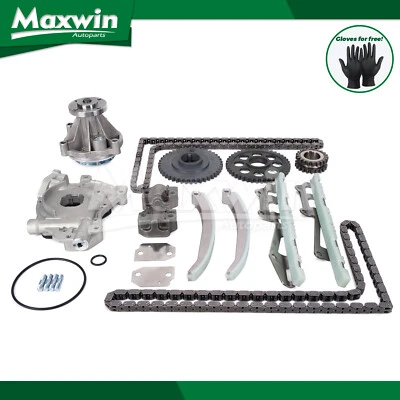 Kit de cadena de distribución bomba de agua de aceite para Ford Crown Victoria Lincoln Town Car 4,6 L Foto 1 de 4