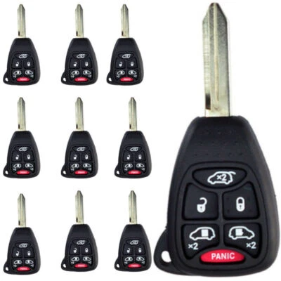Lote 10 Carcasa de llave remota para Dodge Chrysler Sebring Caravan 6 botones M3N5WY72XX  Foto 1 de 4