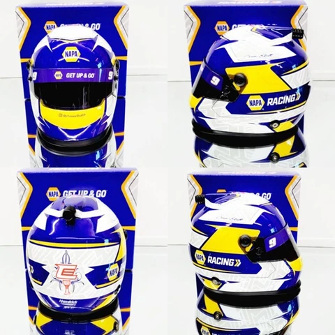 CHASE ELLIOTT 2023 NAPA 1/2 SCALE MINI REPLICA HELMET BRAND ART Cover