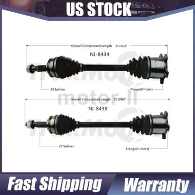 2 шарнира вала задней левой и правой оси TrakMotive подходят для Infiniti J30 1993-1994 годов выпуска - Изображение 1 из 3