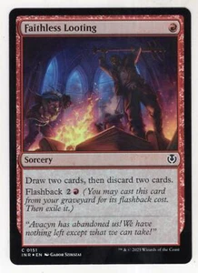 MTG Innistrad Remastered Foil Karte #151 Faithless Looting - Bild 1 von 1