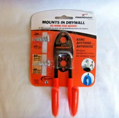 ТОРНАДО #00520 БОЛЬШОЙ J КРЮК ОРАНЖЕВЫЙ С ПОКРЫТИЕМ 40 ФУНТОВ ЕМКОСТЬ НОВЫЙ - Изображение 1 из 4