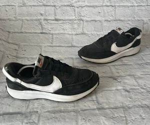 Nike Waffle Debut DH9522-001 Black White Lace Up Running Shoes Men’s Size 10 - Picture 1 of 14