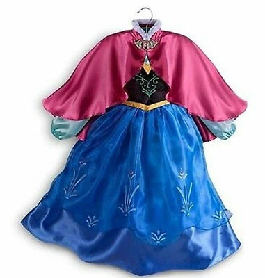 Vestido Frozen Princesa Anna Disfraz Capa 5/6 7/8 Oficial Disney Store 2013 Foto 1 de 4