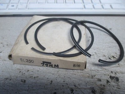 NOS Vintage Aftermarket Big Bore 79mm 8.00 Piston Rings Fits: Honda SL250 - Изображение 1 из 2
