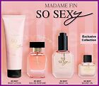 Oryginalne pudełko Zestaw So Sexy Madame Fin Perfumy Balsam do ciała Secret Oil Body Oil