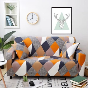 Sofa Cover Slipcover Elastic Stretch Couch Furniture Protector 1/2/3/4 Seats - Picture 1 of 79