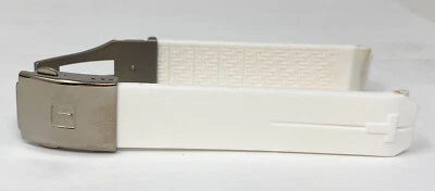 Tissot Man's 20mm White PVC/Rubber Watch Band T603.025585  t33.7.658.81 t3378588 - Image 1 of 3