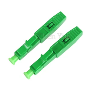 50pcs LC 0.9mm Fiber Connector Rapid FTTH LC APC Fast Connector Quick Connection - Picture 1 of 4
