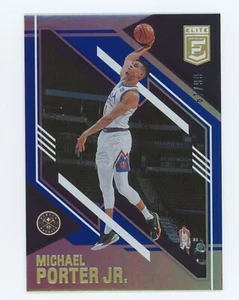 2020-21 Panini Donruss Elite Basketball Michael Porter Jr. Blue /99 #23 Nuggets - Picture 1 of 2