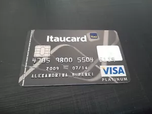 Brasil - Itaú Bank - Platinum - Visa - Expired Card - Picture 1 of 2