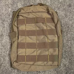 TAS Mil-Spec MOLLE Pouch Large Utility in Desert Tan Nylon Fabric - Picture 1 of 4