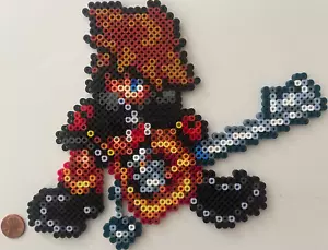 Sora Kingdom Hearts Cuentas Sprite Perler Arte Square Enix Llave Espada Disney - Imagen 1 de 1