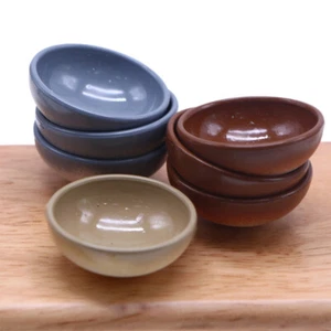 5Pcs 1:12 Dollhouse Miniature Fruit Bowl Soup Plate Kitchen Tableware Decor _in - Picture 1 of 18