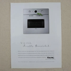 Anuncio impreso vikingo vintage 2000 revista de papel recorte retro años 90 cocina horno  - Imagen 1 de 5