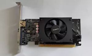 GIGABYTE NVIDIA GeForce GT 710 2GB GDDR5 DVI/HDMI Graphics Card - Picture 1 of 3