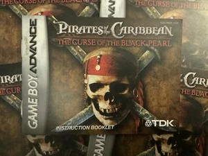 Pirates Caribbean Curse Black Pearl GameBoy Advance GBA nur Bedienungsanleitung - Bild 1 von 9