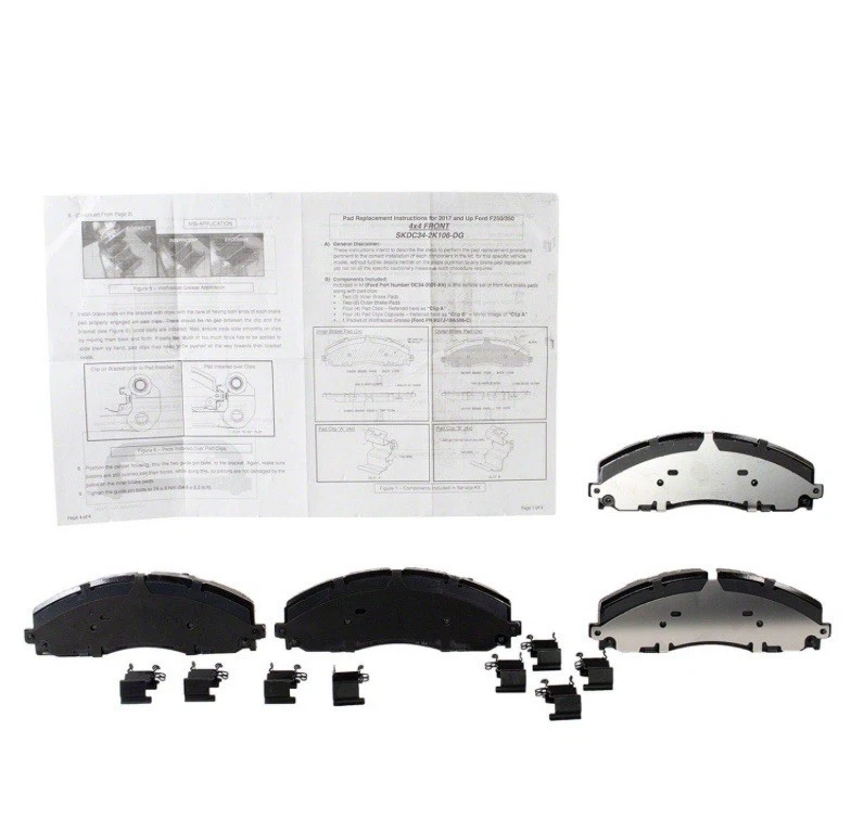 Brake Pad Set OEM MOTORCRAFT BRF1957 Ford  SUPER DUTY F250 F350 F450 F550 - Image 1 of 3