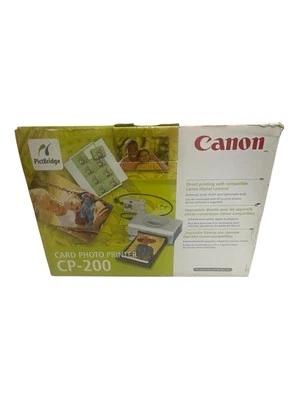 NIB Cannon CP-200 Card Photo Printer Direct Printing Portable Travel Box MOBILE - Image 1 of 4