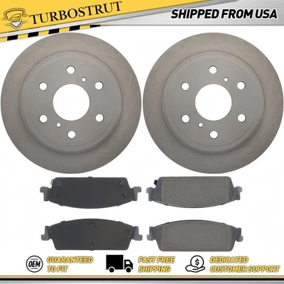 Kit de pastillas de freno rotores de freno traseros originales para Cadillac Escalade 2007-2014 6,2 L Foto 1 de 2