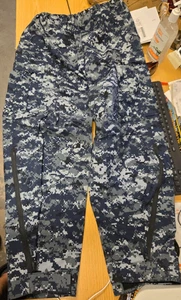AZUL MARINO Uniforme de Trabajo Pantalones para Mal Tiempo (Blueberry's) Talla Pequeña Reg DP-1004 - Imagen 1 de 7