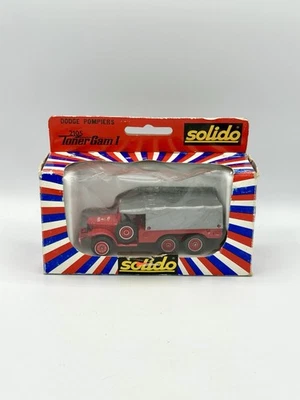Solido 1/43 Scale 2105 - Dodge 6x6 Pompiers Fire Truck - Red/Silver New Sealed - Image 1 of 4