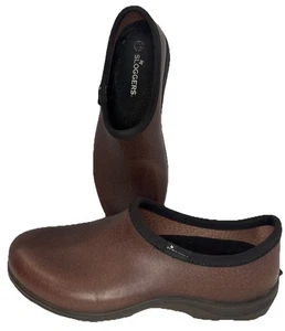 Sloggers zoccoli in gomma marrone slip on donna taglia 10 - Foto 1 di 7