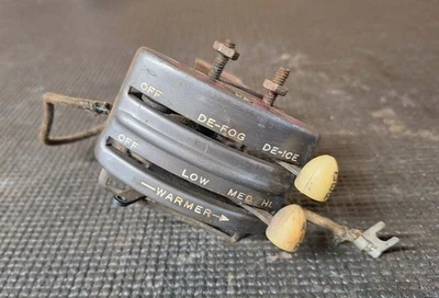 1949 1950 Chevy Heater Control Assembly De-Fog De-Ice Heat SHIPS WORLDWIDE - Image 1 of 4