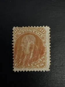 Francobolli Stati Uniti Scott #71 Usati Ng - Annullamento Rosso - - Foto 1 di 2