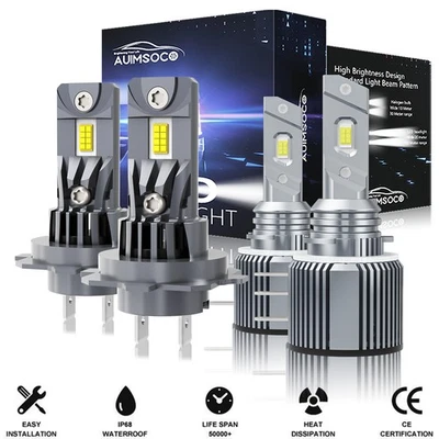 Faro de haz alto/bajo LED H7+H15 6000 k blanco para BMW 228i 2014-2016 4 piezas Foto 1 de 4