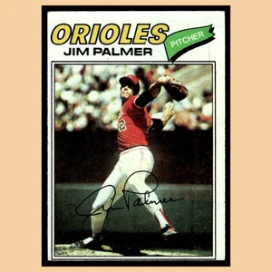 Tarjeta de béisbol Jim Palmer #600 1977 Topps Baltimore Orioles MLB EX - Imagen 1 de 4