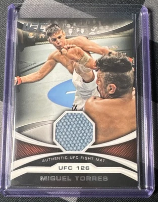 Miguel Torres 2011 TOPPS UFC Moment Of Truth Mat Relic Event Used UFC 126 - Image 1 of 3