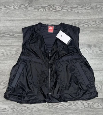 Nike Tech Men’s Woven Vest Gilet - Black - Loose Fit - XXL - HM4262-010  - Image 1 of 4