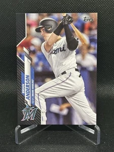 Brian Anderson Black Parallel 2020 Topps #41 /69 Miami Marlins - Picture 1 of 3